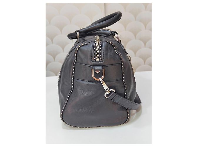 Zadig & Voltaire Borsa Bowling in Pelle Nera - vista 9