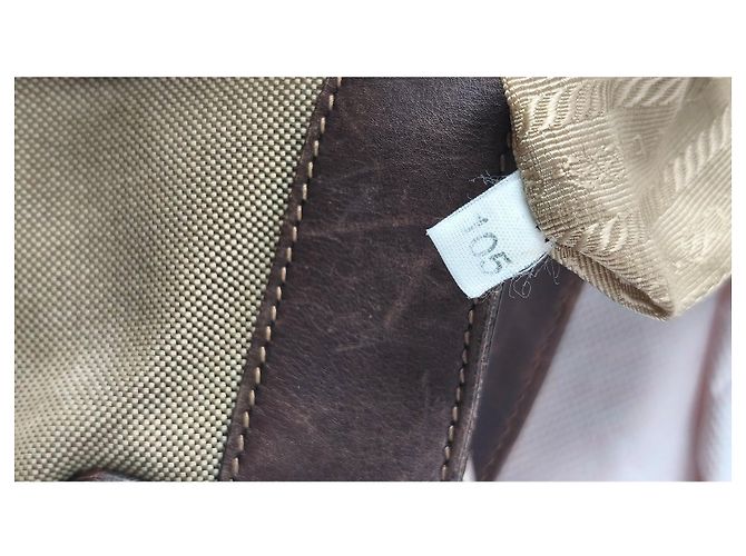 Prada Borsa Tote in Jacquard Two Way - vista 12