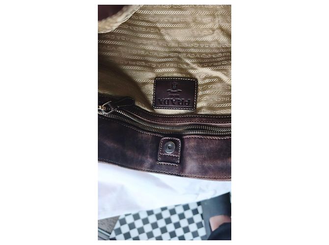Prada Borsa Tote in Jacquard Two Way - vista 14