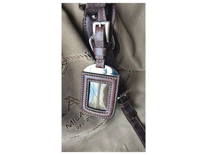Prada Borsa Tote in Jacquard Two Way - vista 4