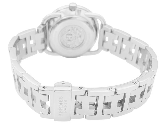 Hermès Uhr, "Arceau", Stahl, petit modèle. - Ansicht 3