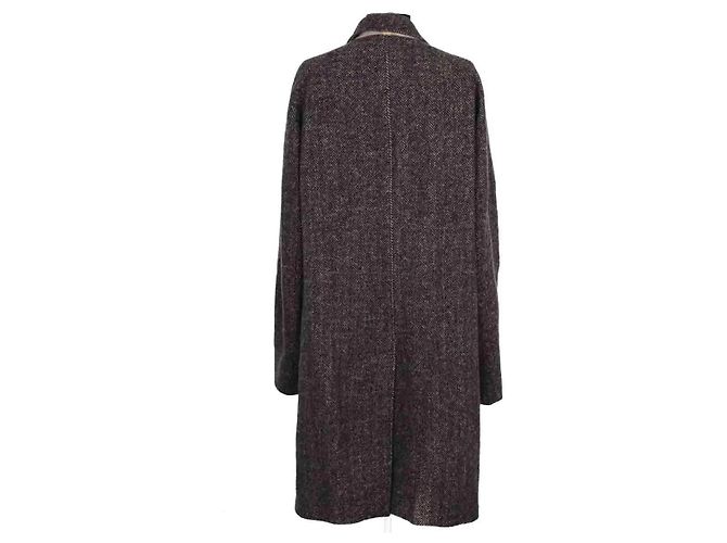 Dondup Grey Wool Coat Men - view 4