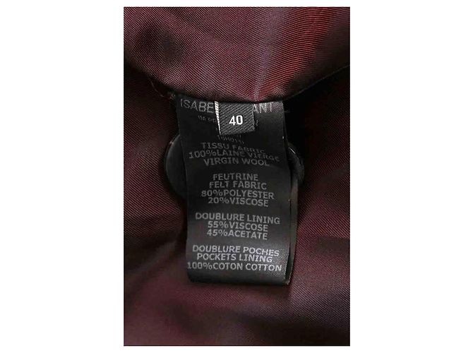 Cappotto in lana grigio Isabel Marant Uomo L - vista 6