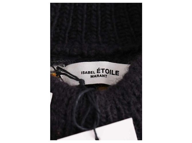 Pull Isabel Marant GIL en laine violet - vue 5