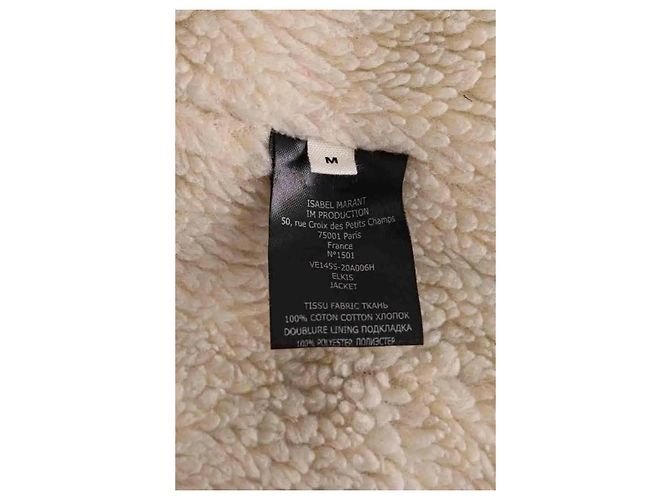 Cappotto nero in cotone Isabel Marant Uomo M - vista 6
