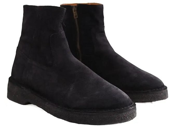 Stivali CLAINE Isabel Marant in camoscio nero - vista 3