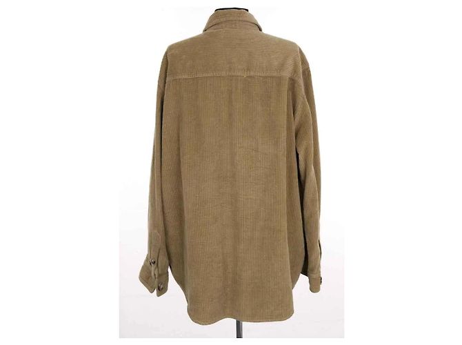 Sobrecamisa Isabel Marant cáqui de algodão M - vista 4