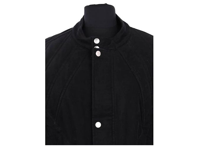 Cappotto in cotone nero Isabel Marant Uomo L - vista 2