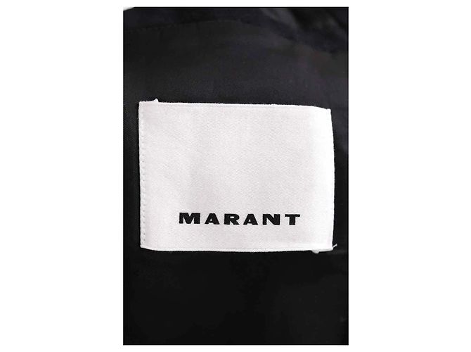 Cappotto in cotone nero Isabel Marant Uomo L - vista 5