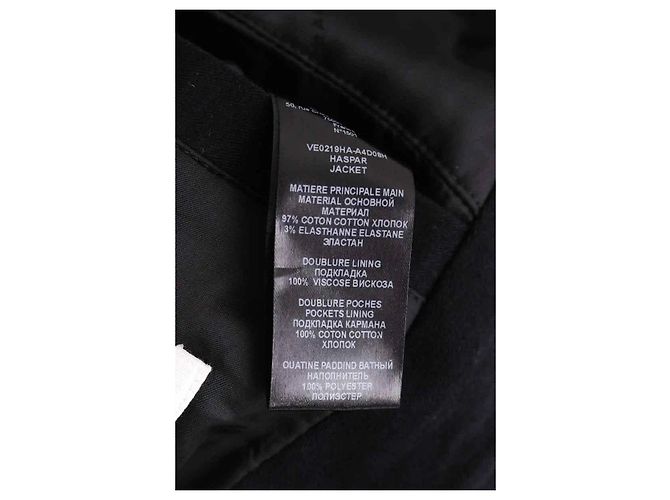 Cappotto in cotone nero Isabel Marant Uomo L - vista 6