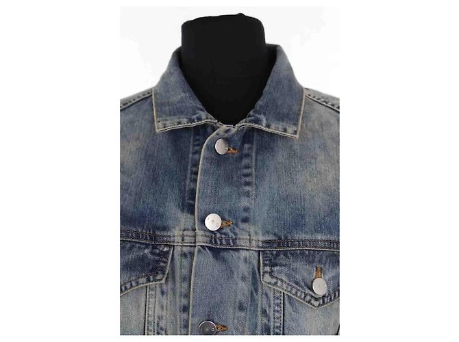 Iro Jacke aus Baumwolle Blau M - Ansicht 2