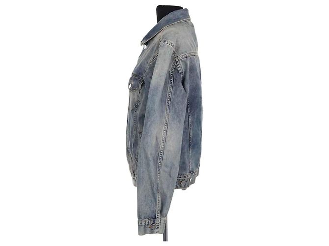 Iro Jacke aus Baumwolle Blau M - Ansicht 3