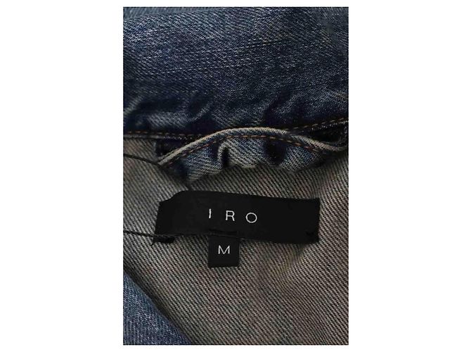 Iro Jacke aus Baumwolle Blau M - Ansicht 5