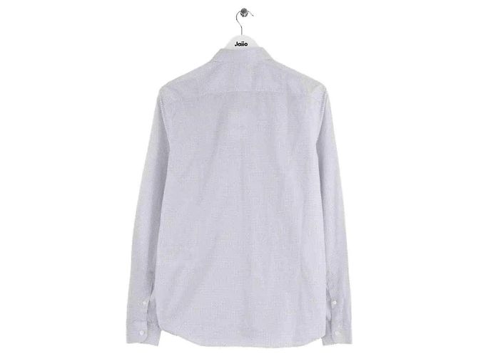 Camicia Prada blu in cotone da uomo - vista 3