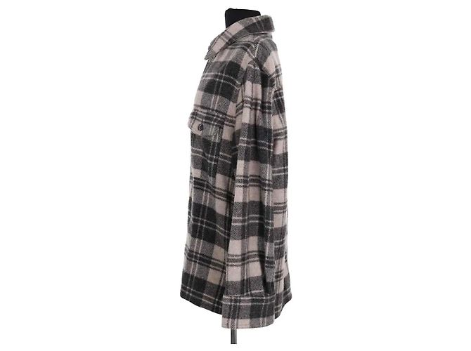 Sobrecamisa Isabel Marant blanca de algodón - vista 3