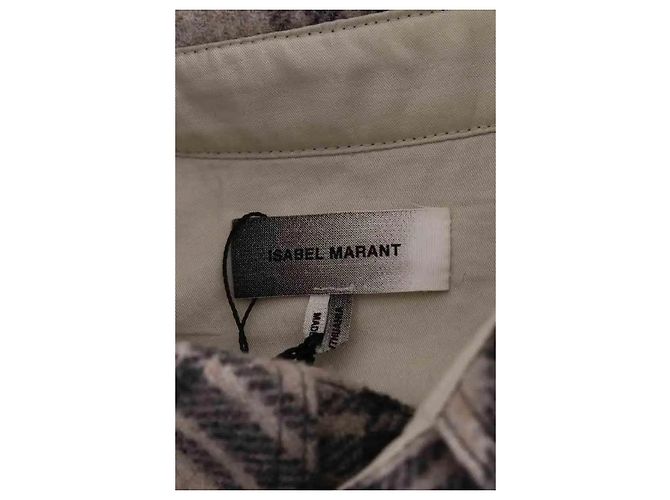 Sobrecamisa Isabel Marant blanca de algodón - vista 5