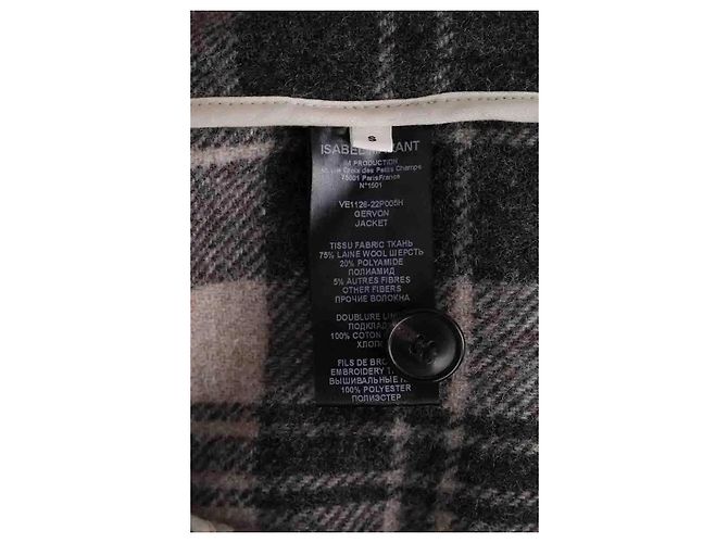 Sobrecamisa Isabel Marant blanca de algodón - vista 6