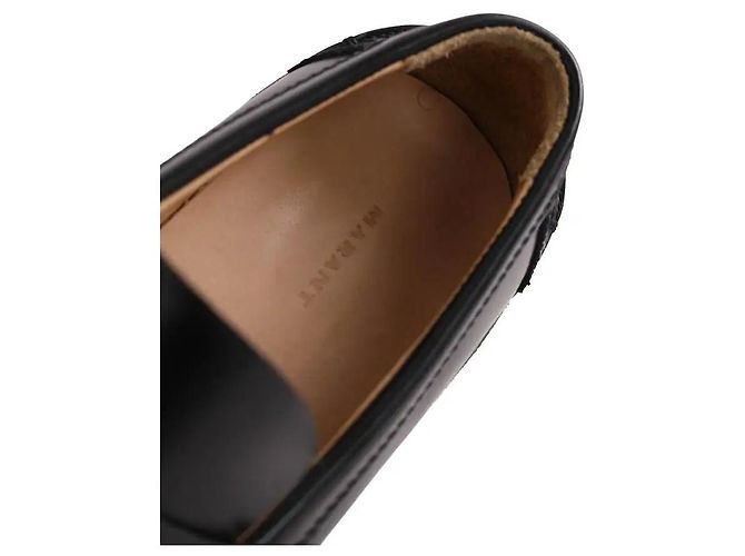 Mocassins Isabel Marant en cuir noir - vue 5