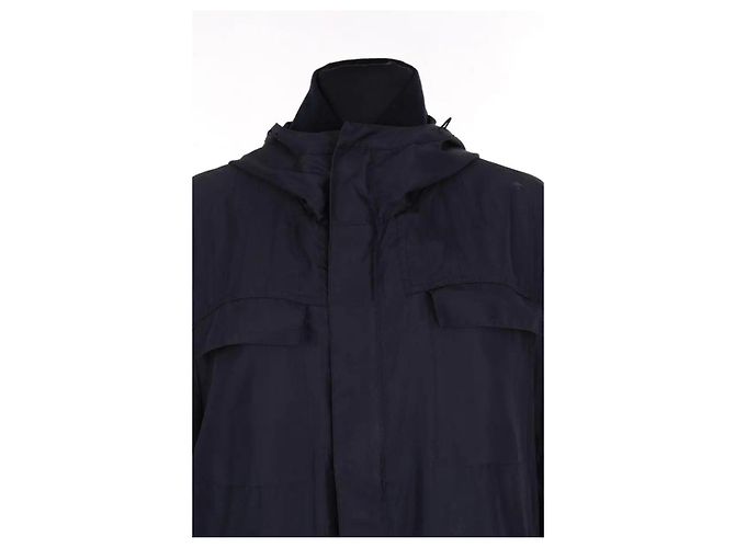 Fendi Jacke aus Seide Marineblau - Ansicht 2