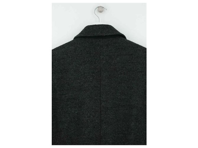 Cappotto Isabel Marant in cotone antracite - vista 4