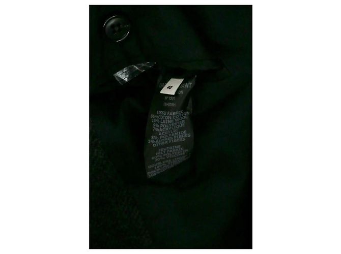 Cappotto Isabel Marant in cotone antracite - vista 6