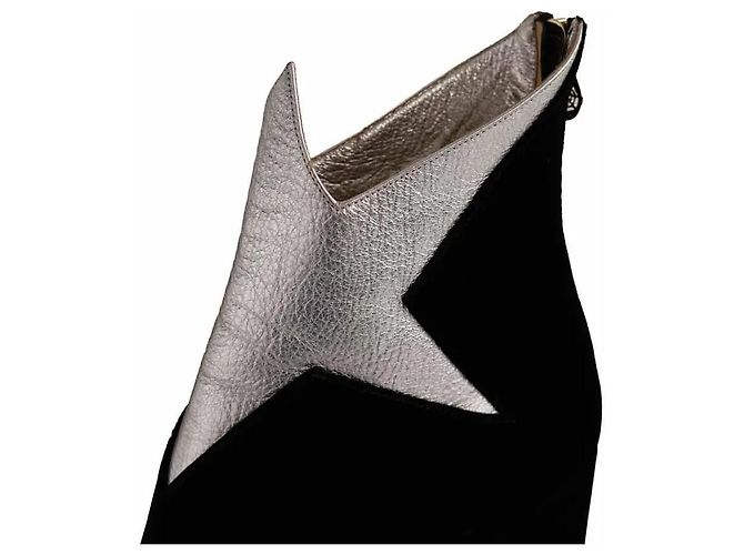 Botines Charlotte Olympia de terciopelo negro - vista 4