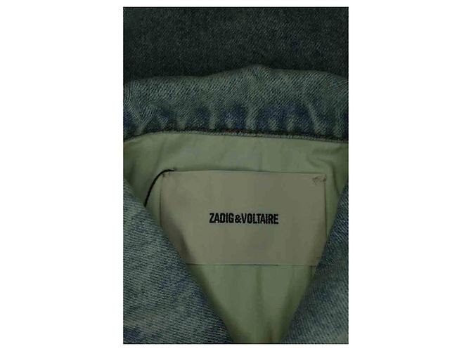 Zadig & Voltaire Jacke aus Baumwolle Blau - Ansicht 5