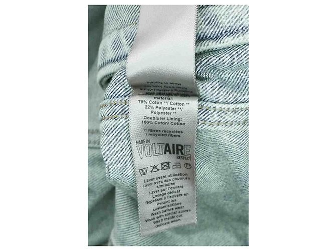 Zadig & Voltaire Jacke aus Baumwolle Blau - Ansicht 6