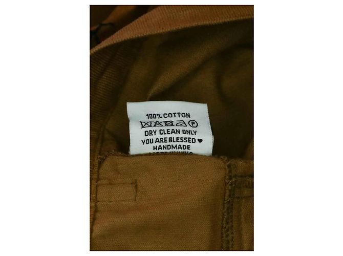 Autre Marque Pantaloni larghi camel - vista 6