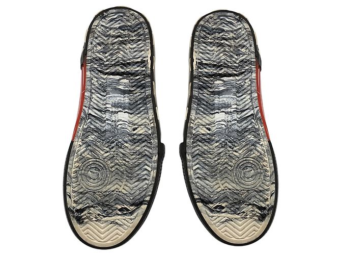 Off White Sneakers basse in tela vulcanizzata Off-White White / Black Multi con dettaglio Zip Tie - vista 6