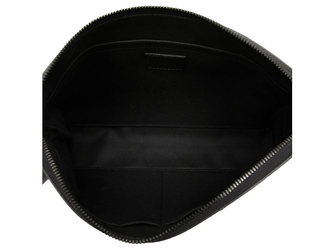 Borsa a pochette Louis Vuitton Monogram Eclipse Pochette Voyage Souple Nera - vista 4