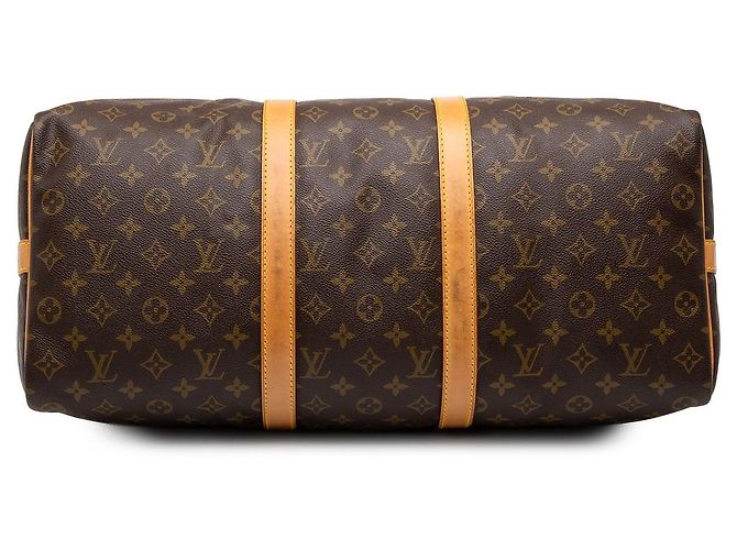 Borsa da viaggio Louis Vuitton Monogram Keepall Bandouliere 50 Marrone - vista 3