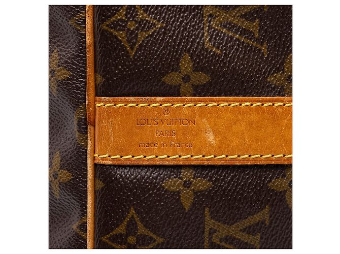 Sac de voyage Louis Vuitton Monogram Keepall Bandouliere 45 Marron - vue 5