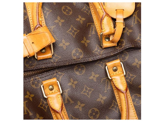 Sac de voyage Louis Vuitton Monogram Keepall Bandouliere 45 Marron - vue 6