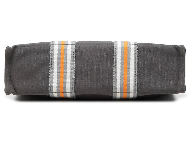 Borsa Tote Hermès Canvas Fourre Tout PM Grigia - vista 3
