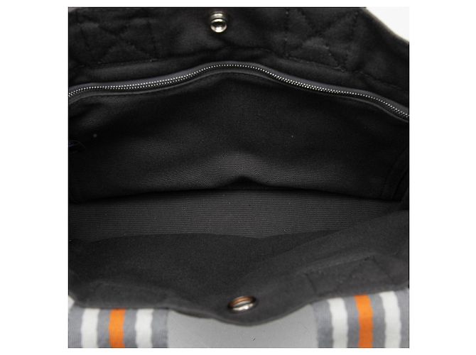 Borsa Tote Hermès Canvas Fourre Tout PM Grigia - vista 4