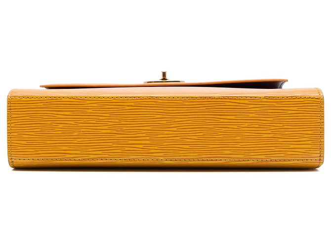 Borsa Louis Vuitton Epi Malesherbes Gialla - vista 3