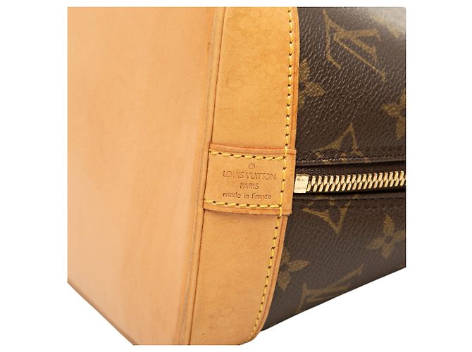 Bolsa de mão Louis Vuitton Monogram Alma PM Castanha - vista 5