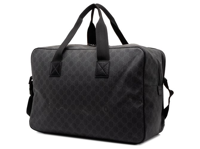 Borsa da viaggio Gucci GG Supreme nera - vista 2