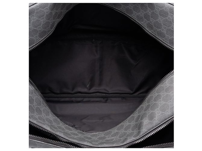 Borsa da viaggio Gucci GG Supreme nera - vista 4