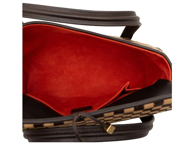 Borsa a mano Louis Vuitton Damier Sauvage Lionne Marrone - vista 4