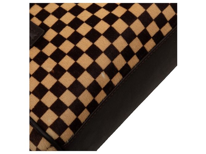 Borsa a mano Louis Vuitton Damier Sauvage Lionne Marrone - vista 6