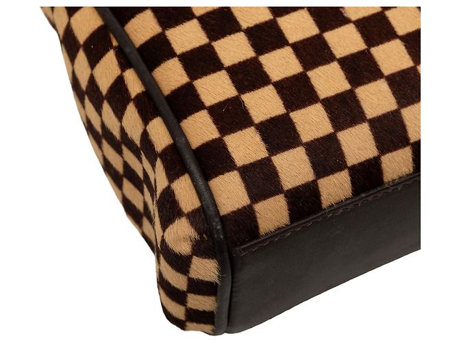 Borsa a mano Louis Vuitton Damier Sauvage Lionne Marrone - vista 7