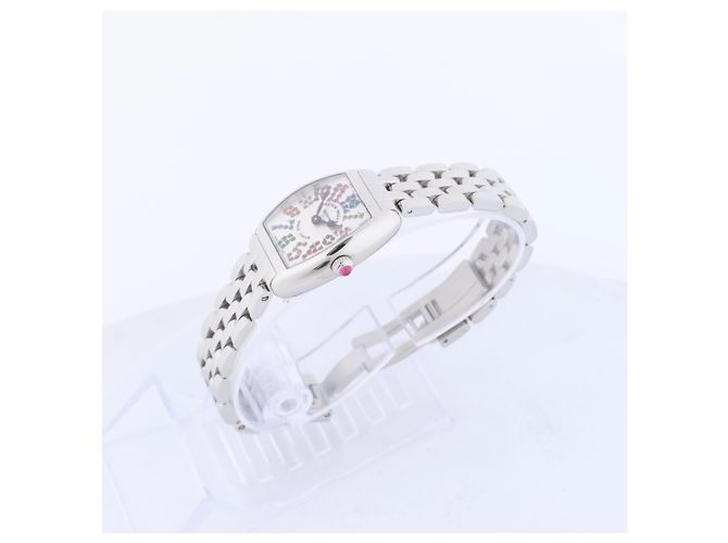 Orologio da polso FRANCK MULLER Tonneau Curvex, ref. 2252QZMAGCOL con quadrante argento - vista 3
