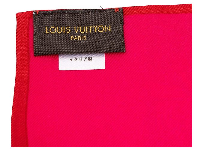 Foulard in seta Bandeau Louis Vuitton Monogram Trunks and Bags Rosa - vista 2