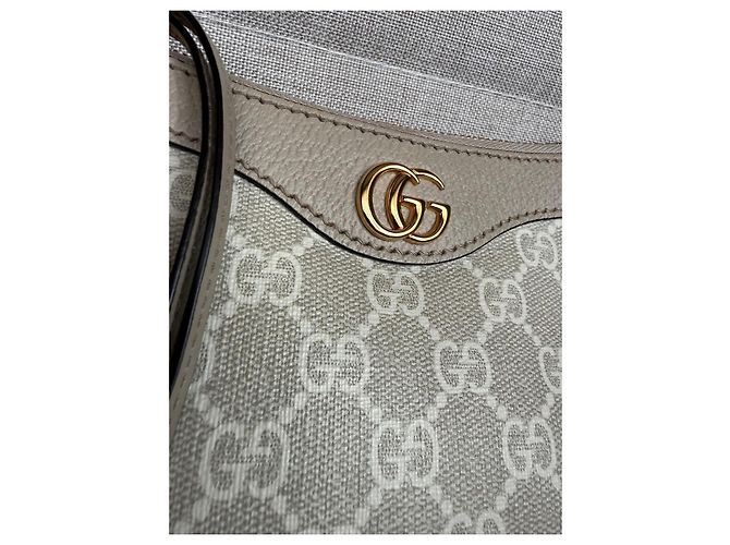 Gucci Ophidia Borsa a tracolla in tela GG Supreme Beige - vista 14
