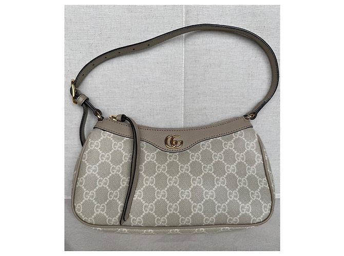 Gucci Ophidia Borsa a tracolla in tela GG Supreme Beige - vista 2