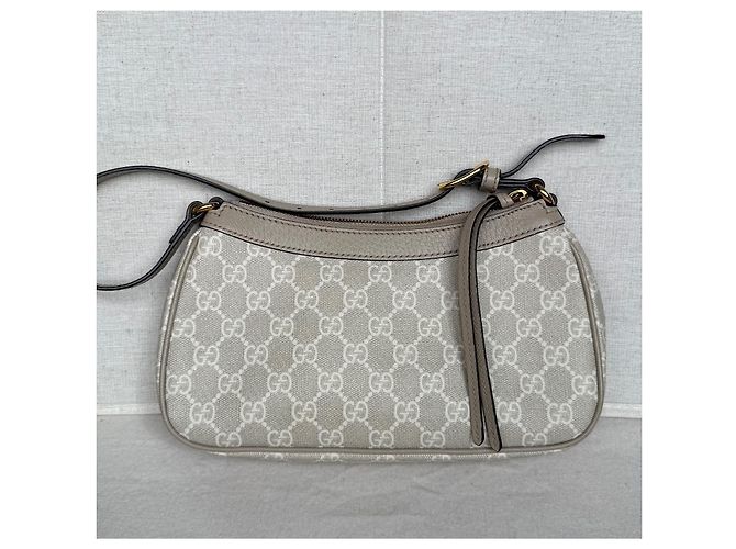 Gucci Ophidia Borsa a tracolla in tela GG Supreme Beige - vista 3