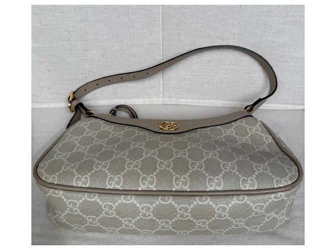 Gucci Ophidia Borsa a tracolla in tela GG Supreme Beige - vista 5