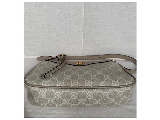 Gucci Ophidia Borsa a tracolla in tela GG Supreme Beige - vista 7